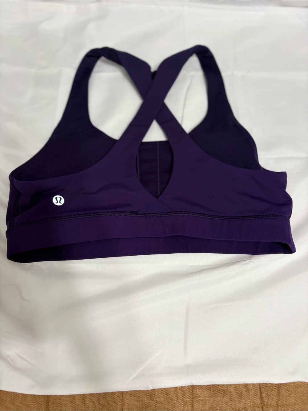 lululemon athletica Deep Purple Crisscross Sports Bra